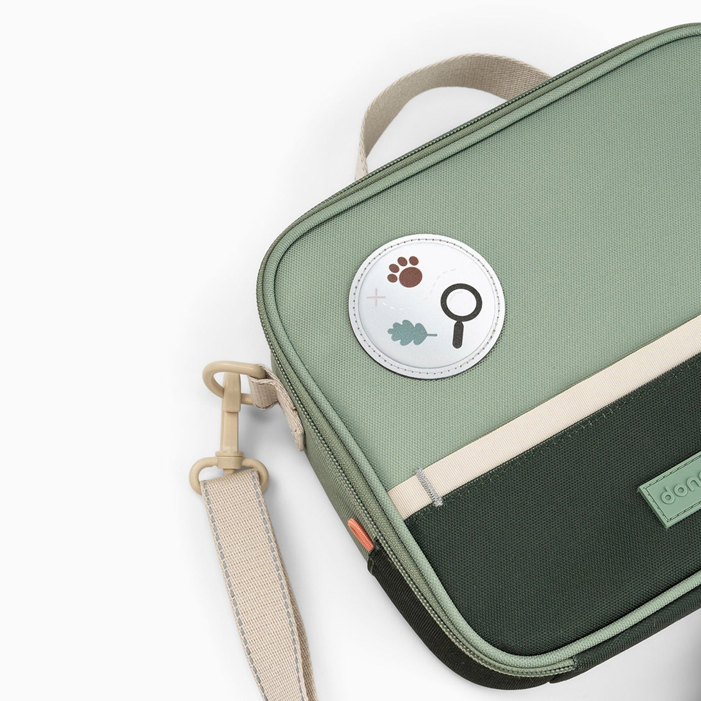Done by Deer Insulated Lunch Bag 4l - Tiny Trails Green