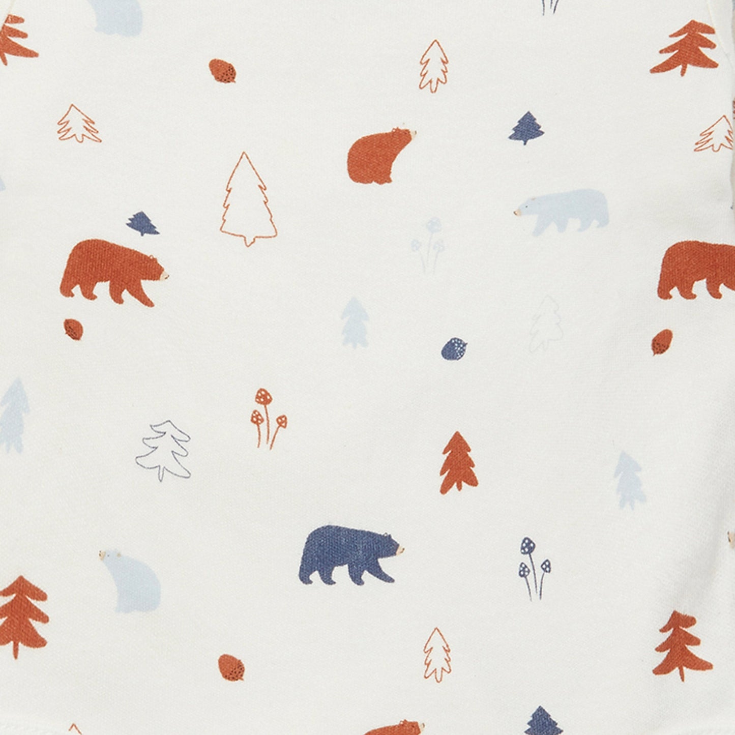 Forest Bear Zip Sleepsuit 4 Pack