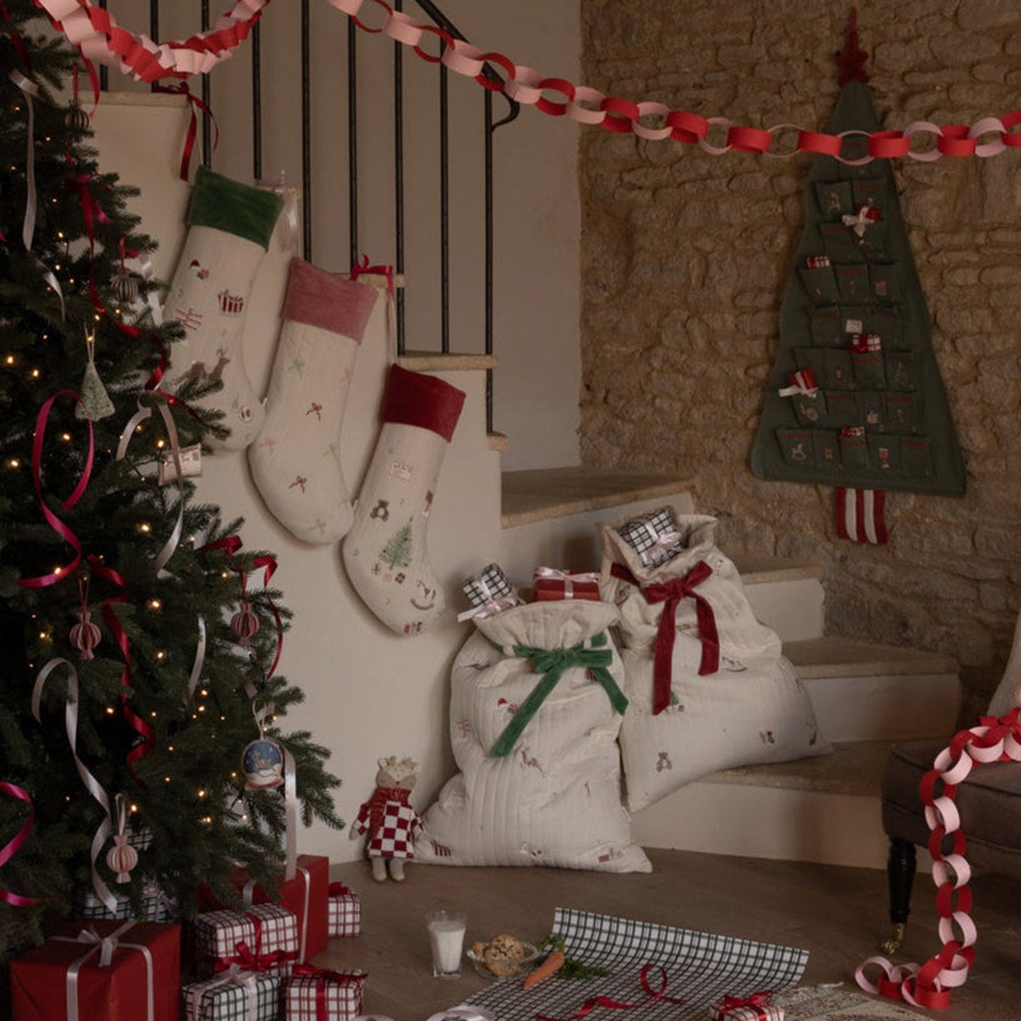 Avery Row Christmas Stocking - The North Pole