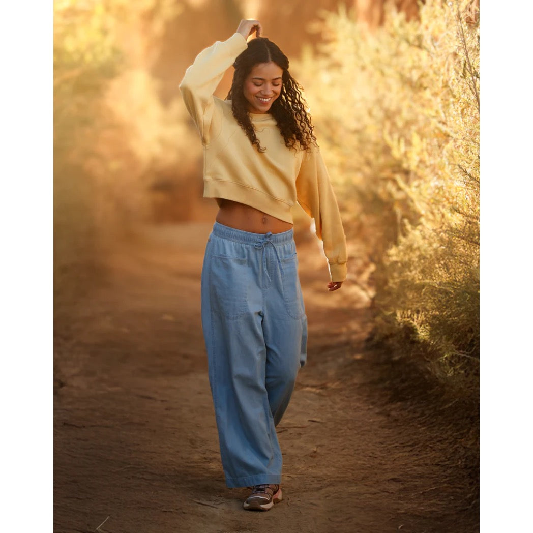 TENTREE - BLUFFS CROPPED CREW | Dusk Yellow