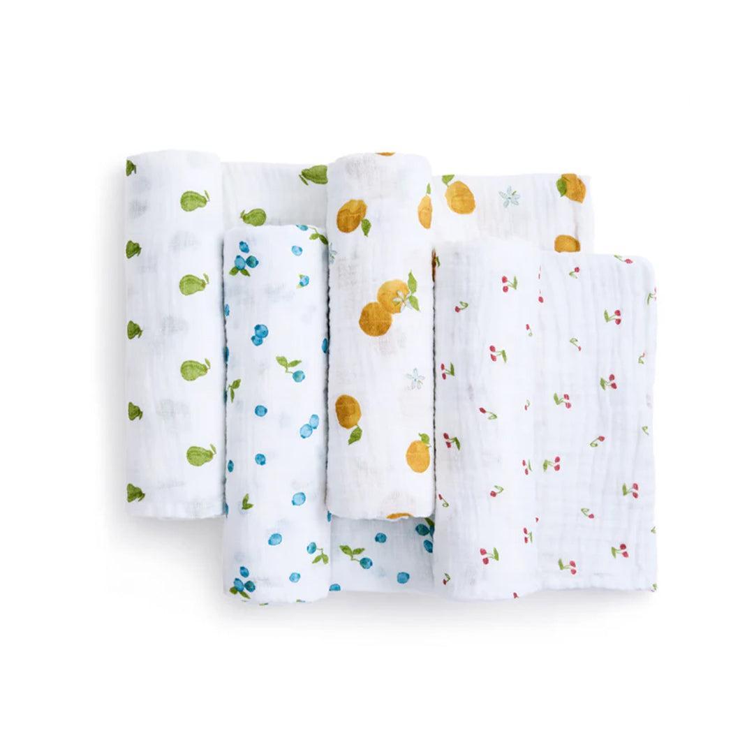 aden + anais Organic Cotton Swaddles - 4 Pack - Fresh Fruit