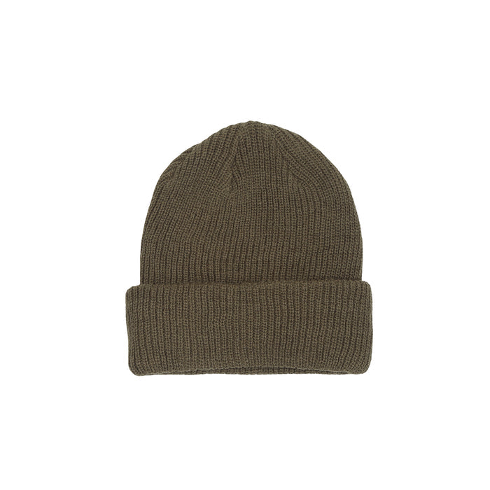 Basic Cuff Beanie - Dark Olive
