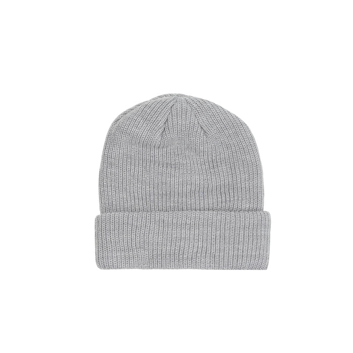 Basic Cuff Beanie - Heather Grey