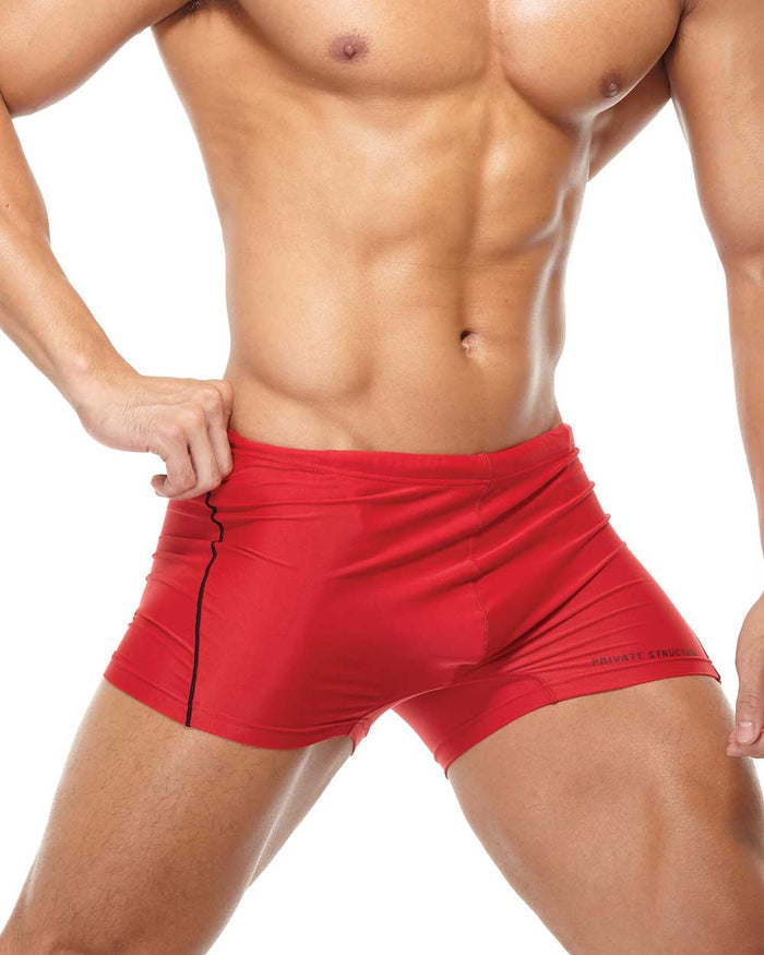 beFIT Swim Trunk - RED - 3400 - | Private Structure - | MAD Lifestyle