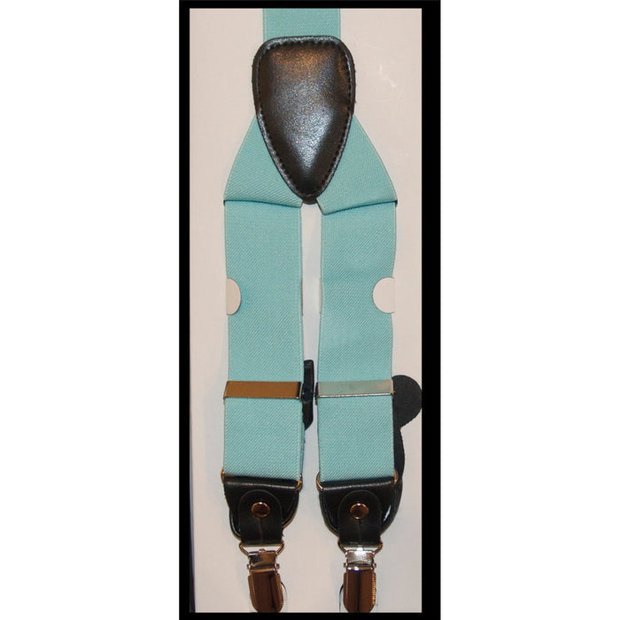 Men's light blue suspenders - KCT Menswear
