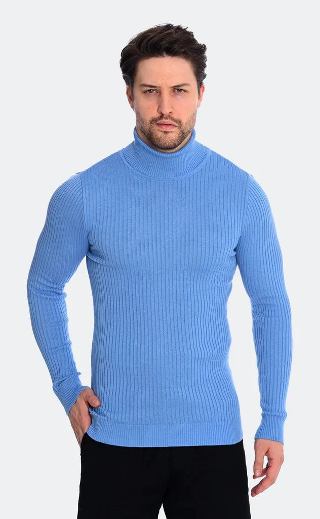 Light Blue Turtleneck