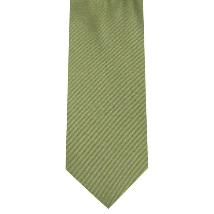 Olive Green Slim 2.25 inch Tie - KCT Menswear