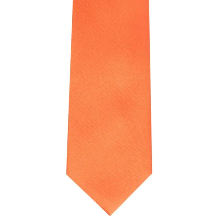 Orange Slim 2.25 inch Tie - KCT Menswear
