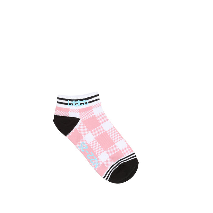 Shuffle Socks - Pink Check