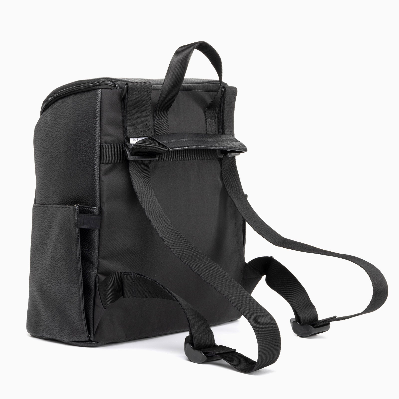 Babymel Lennox Vegan Leather Convertible Changing Backpack - Black
