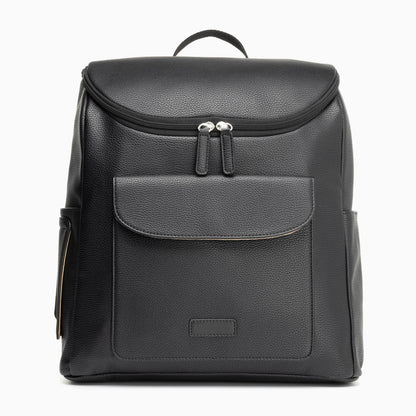 Babymel Lennox Vegan Leather Convertible Changing Backpack - Black
