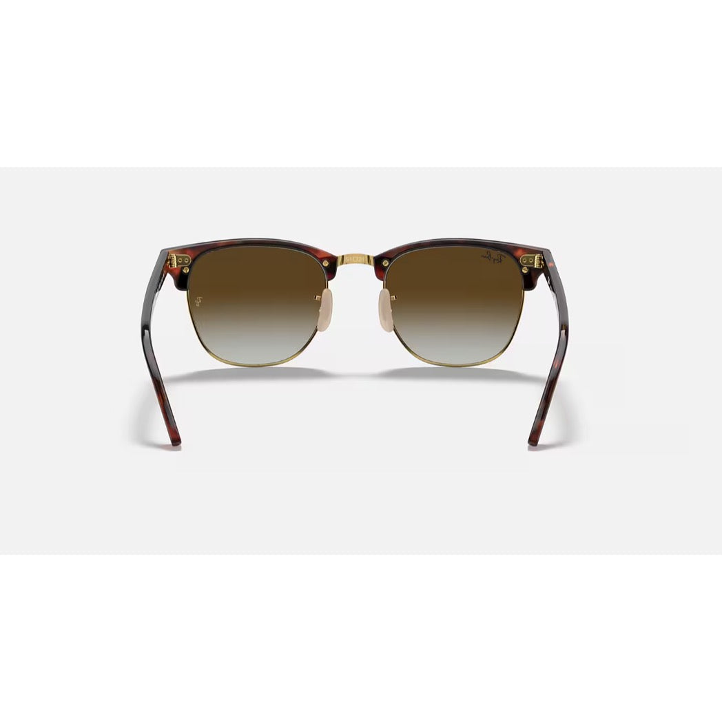 RAYBAN - CLUBMASTER | Tortoise w/ Green Flash Gradient