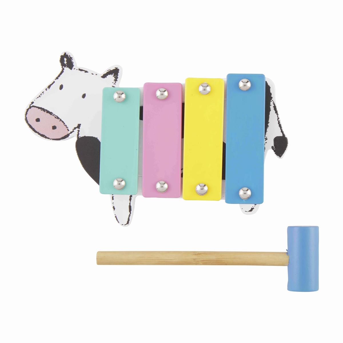 FARM WOOD XYLOPHONE TOY