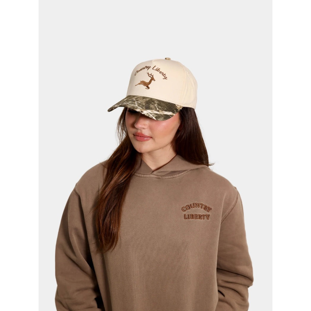 COUNTRY LIBERTY - TWO-TONE DEER HAT | Camo