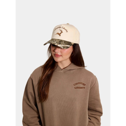COUNTRY LIBERTY - TWO-TONE DEER HAT | Camo