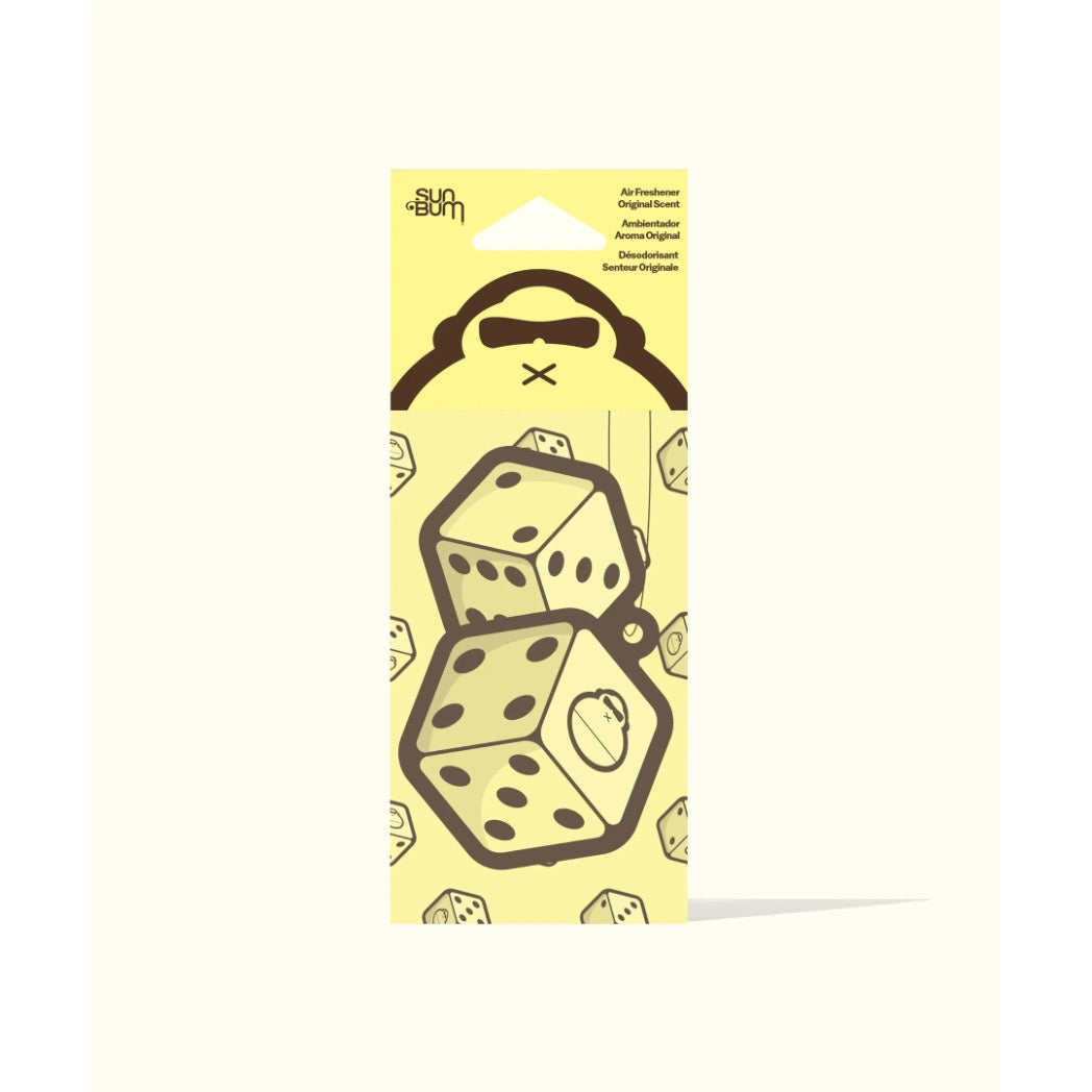 SUN BUM - Beach Original Scent Air Freshener | Dice