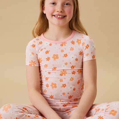 Flower Power Short Sleeve Pyjamas