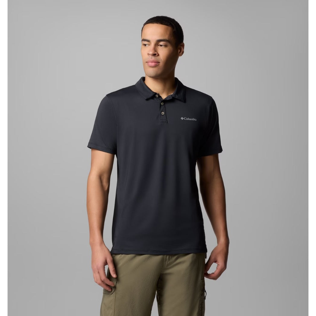 COLUMBIA - TECH TRAIL POLO | Black