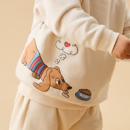 Daydreaming Dog Sweatshirt & Joggers Outfit
