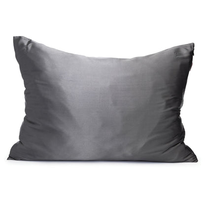 Satin Pillowcase in Charcoal/Ivory/Black