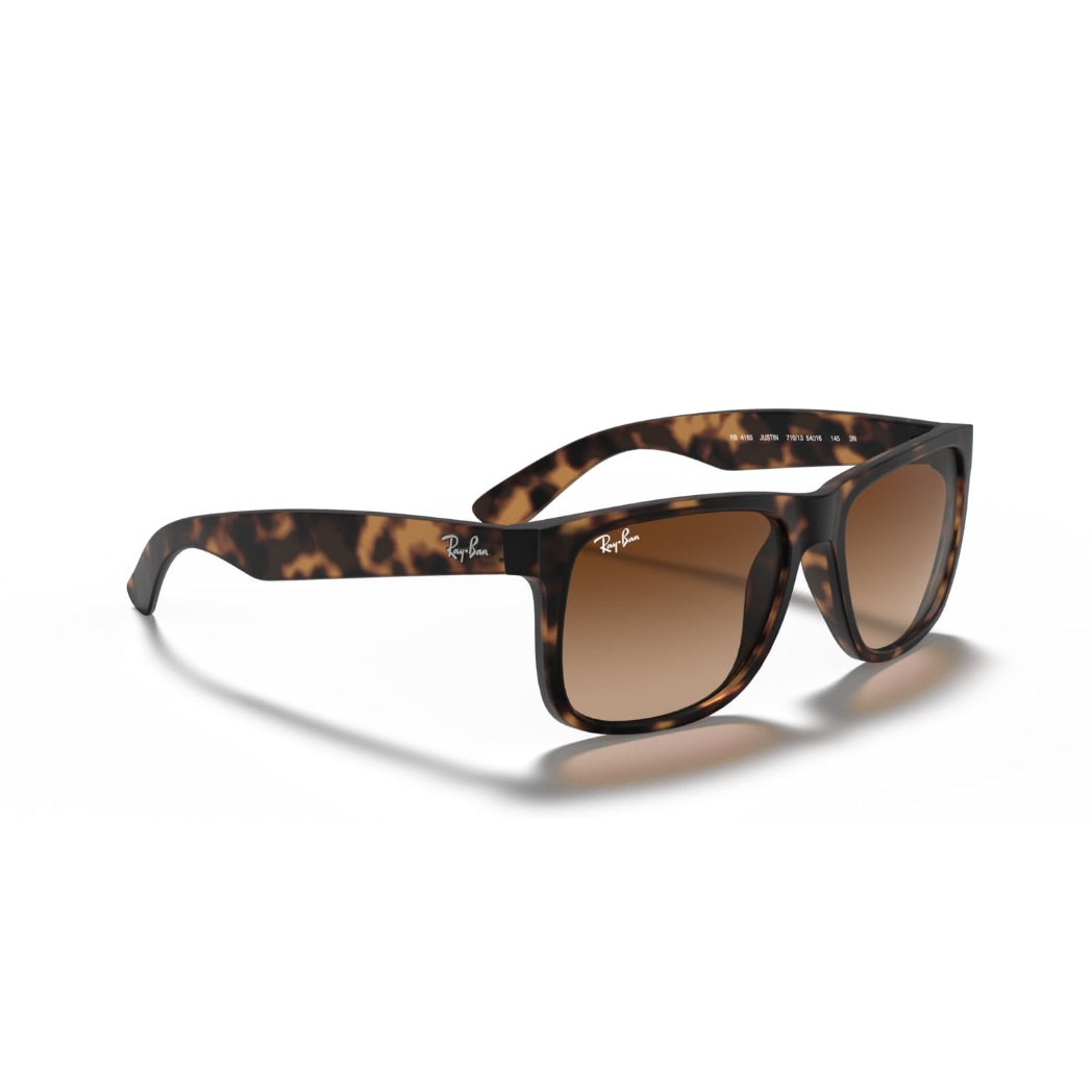 RAYBAN - JUSTIN | Rubber Light Havana w/ Brown Gradient