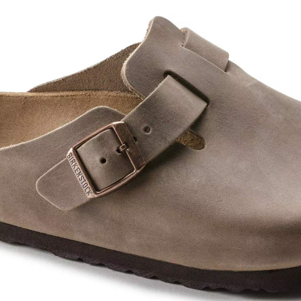 BIRKENSTOCK - BOSTON OILED LEATHER | Tabacco Brown