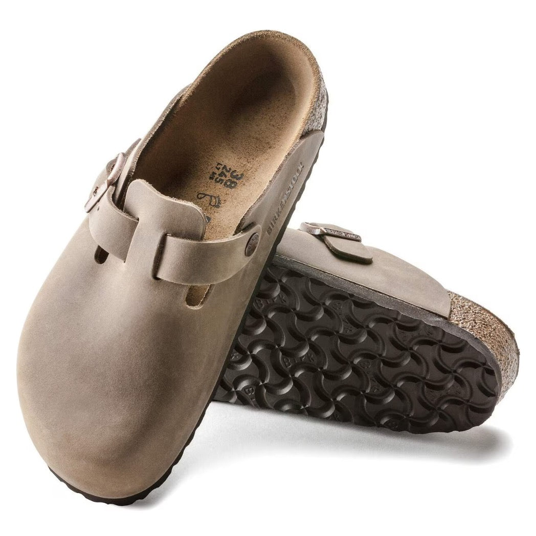 BIRKENSTOCK - BOSTON OILED LEATHER | Tabacco Brown