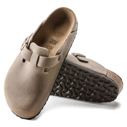BIRKENSTOCK - BOSTON OILED LEATHER | Tabacco Brown