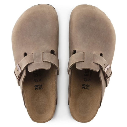 BIRKENSTOCK - BOSTON OILED LEATHER | Tabacco Brown