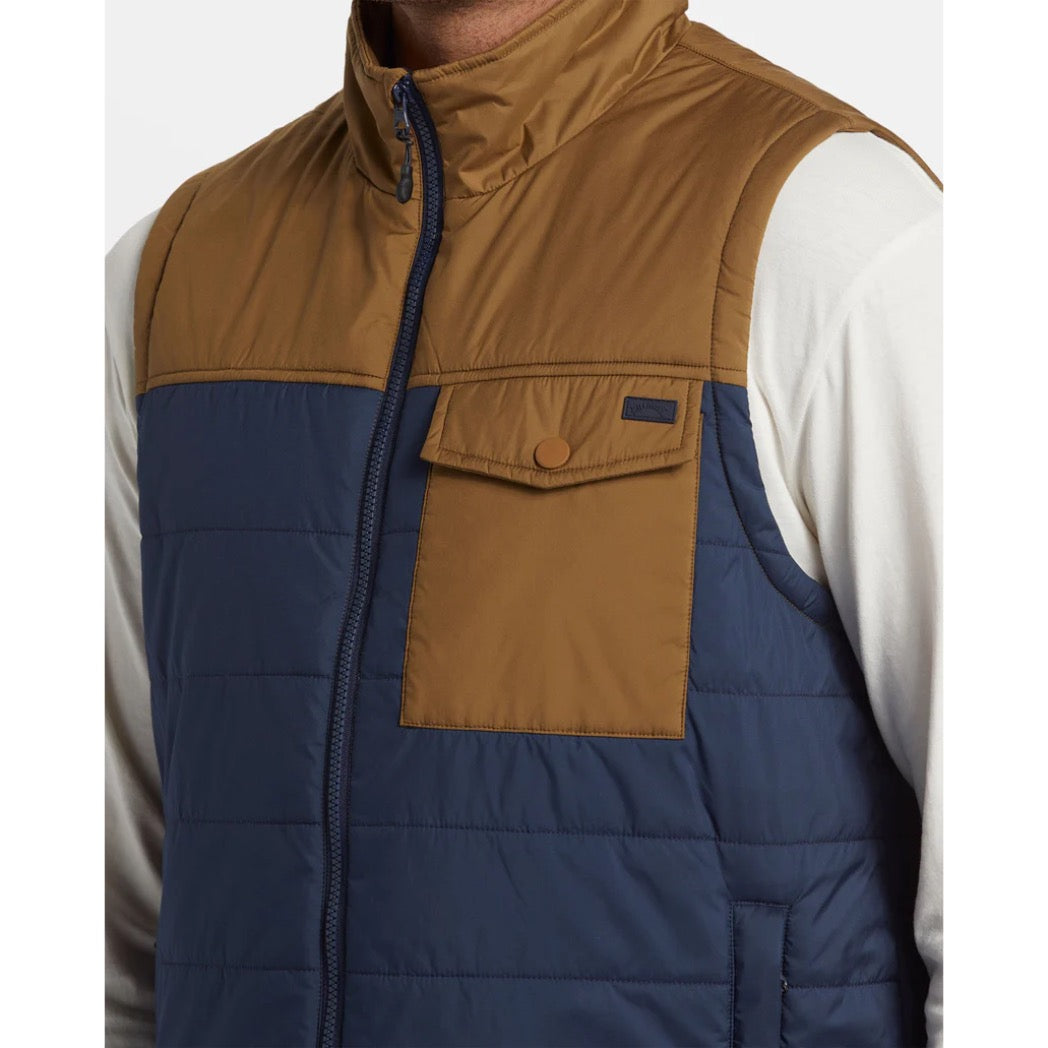 BILLABONG - PRISM QUILTED VEST | DUSTY NAVY