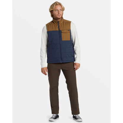 BILLABONG - PRISM QUILTED VEST | DUSTY NAVY