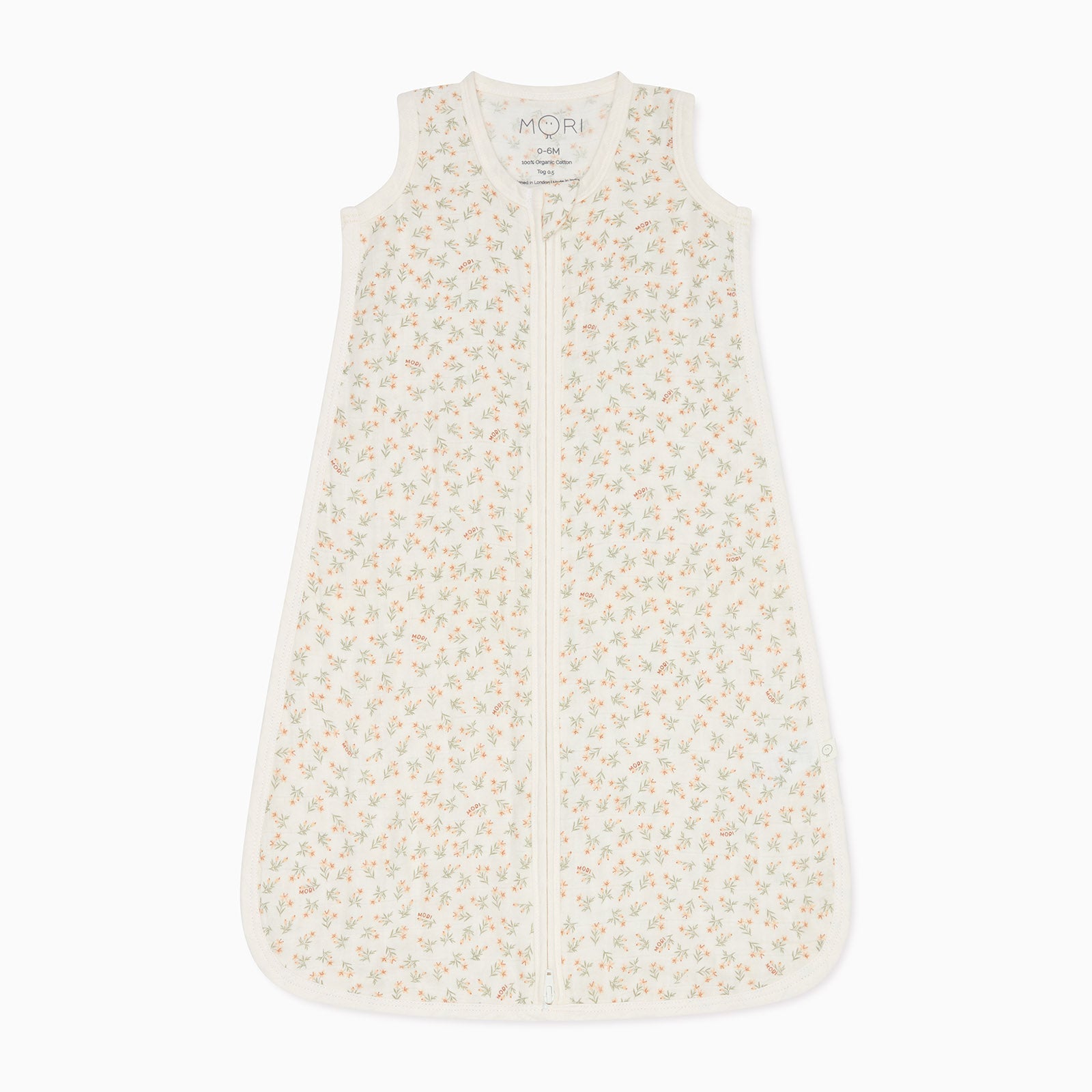 Floral Muslin Front Opening Sleeping Bag