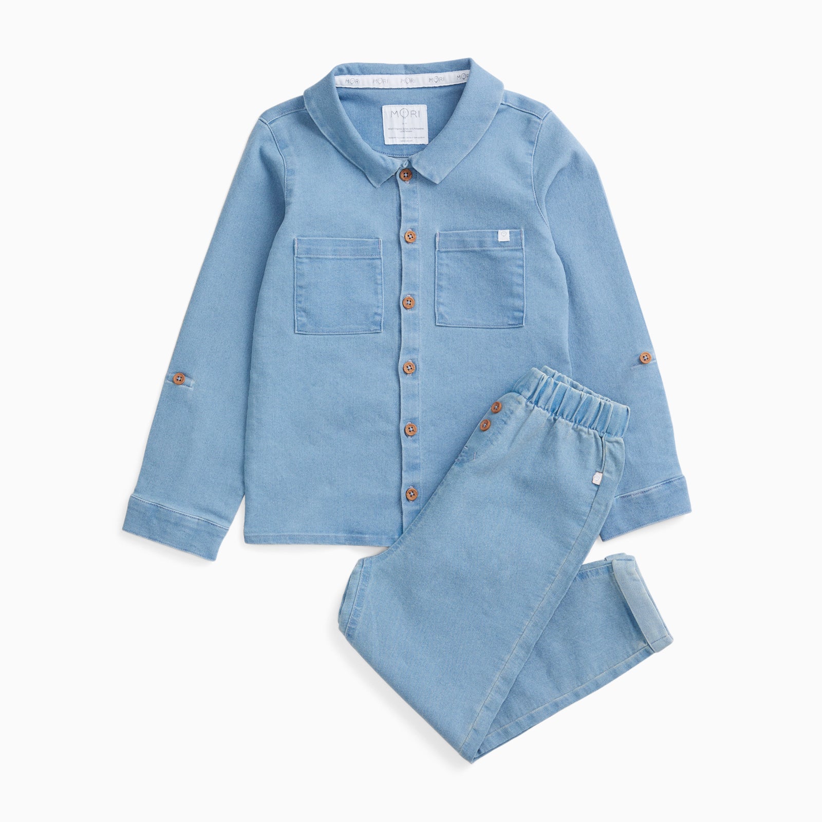 Everyday Denim Shirt & Trousers Outfit