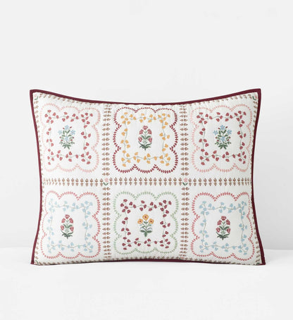 Cotton Quilted Sham - Lottie