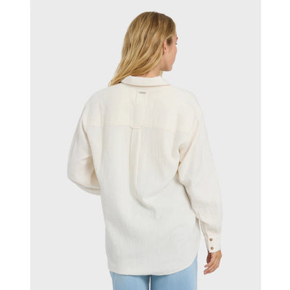BILLABONG - WANDERER L/S WOVEN TOP | Salt Crystal