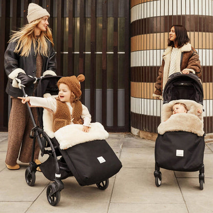 BINIBAMBA Sheepskin Puffmuff