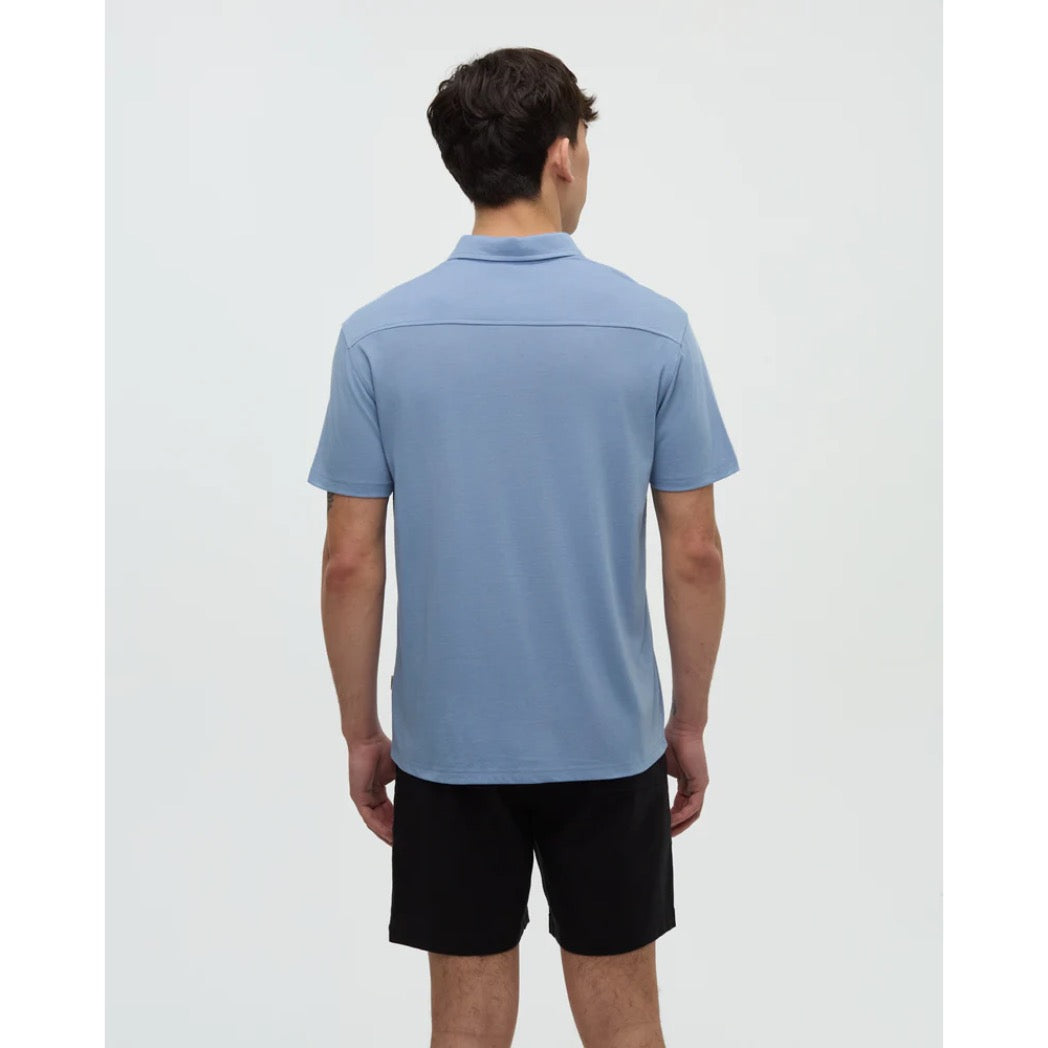 TENTREE - HAWTHORN SHIRT | Lakeside Blue Heather