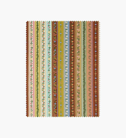 Gemma Cotton Metallic Fabric - Yellow