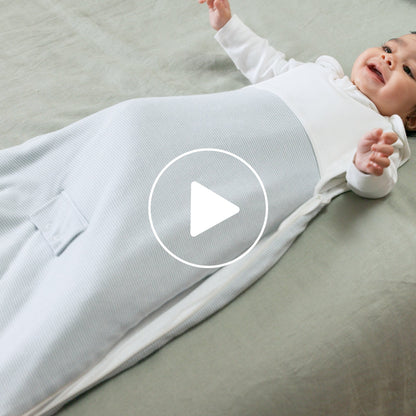 Clever Year Round Sleeping Bag 1.5 TOG - Blush Stripe