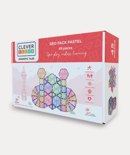 Cleverclixx Geo Pack Pastel 45 Pieces