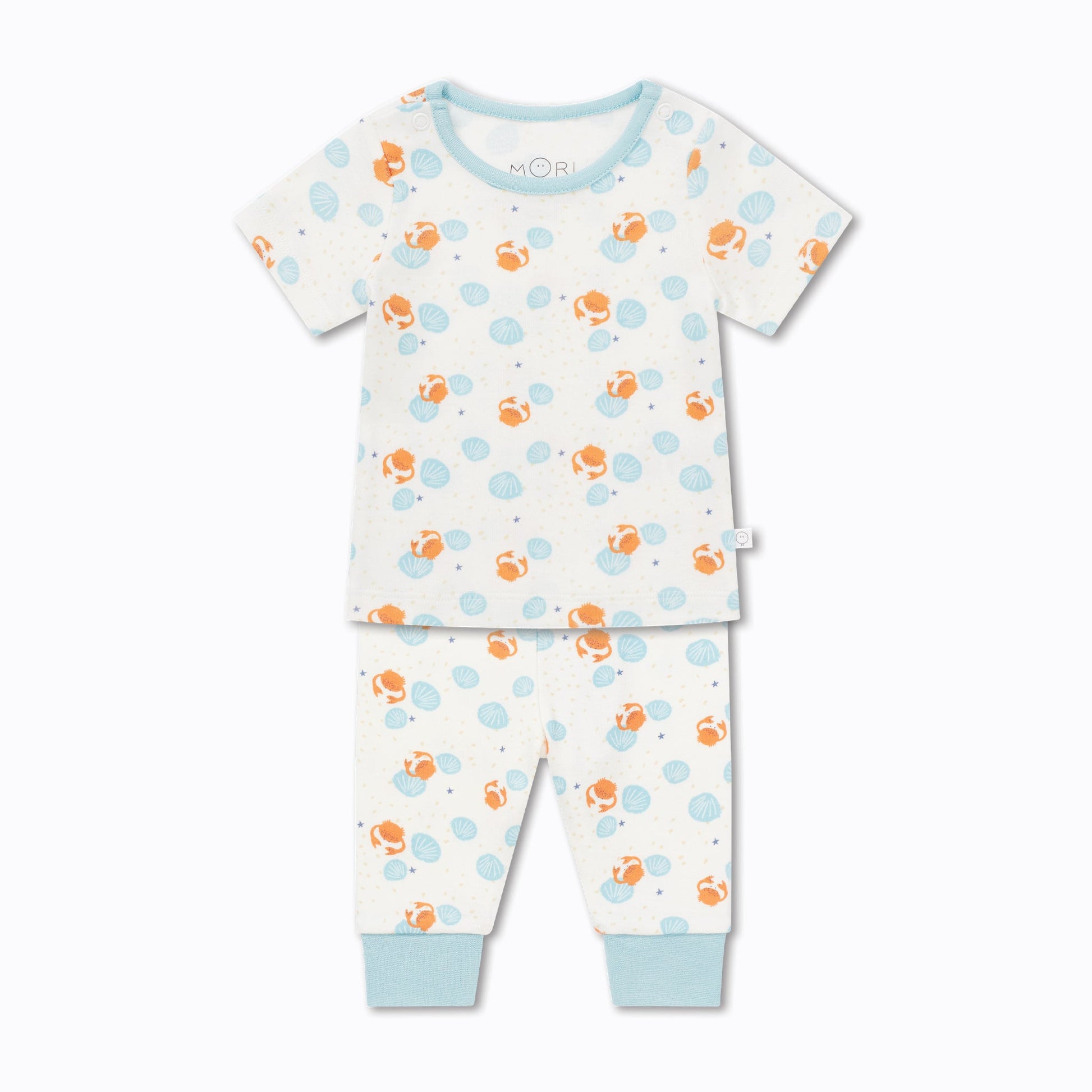 Crab & Shell Short Sleeve Pyjamas
