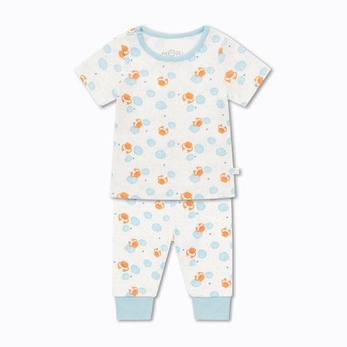 Crab & Shell Short Sleeve Pyjamas