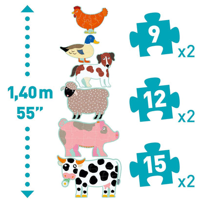Djeco Honore and Friends Giant Puzzle