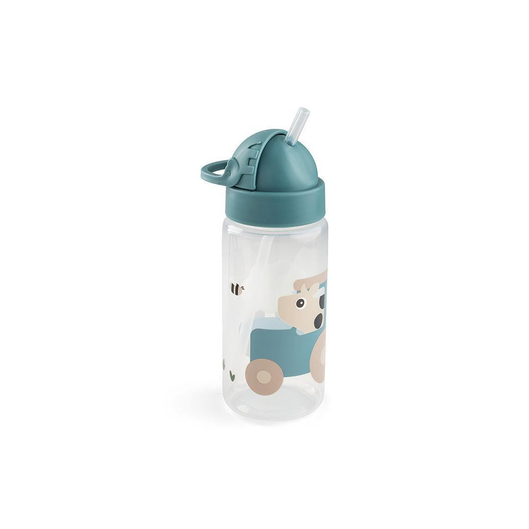 Done by Deer Straw Bottle - Tiny Farm Blue