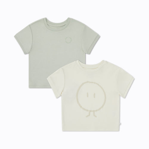 Drop Shoulder T-Shirt 2 Pack