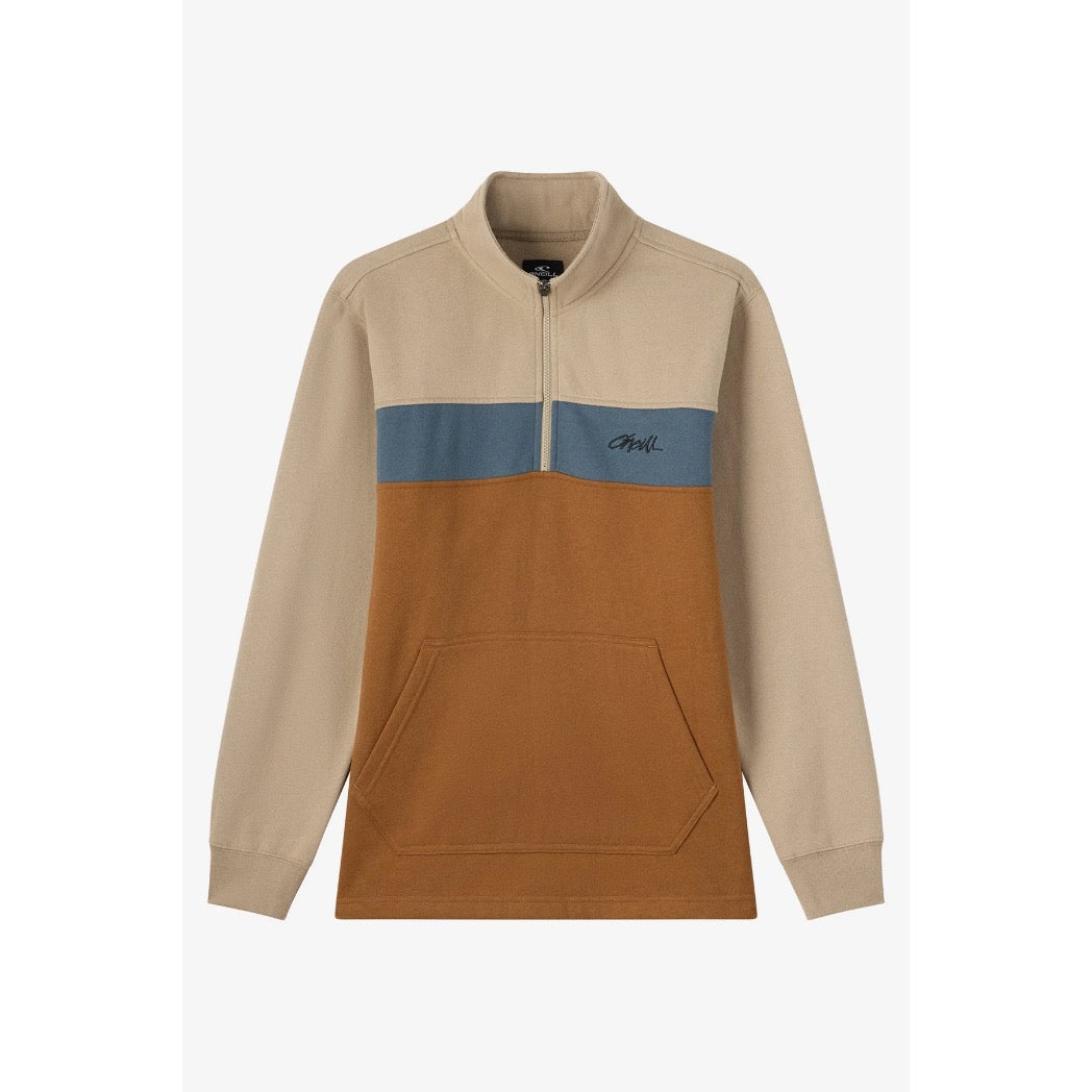 ONEILL - FIFTY TWO 1/4" ZIP PULLOVER | KHAKI