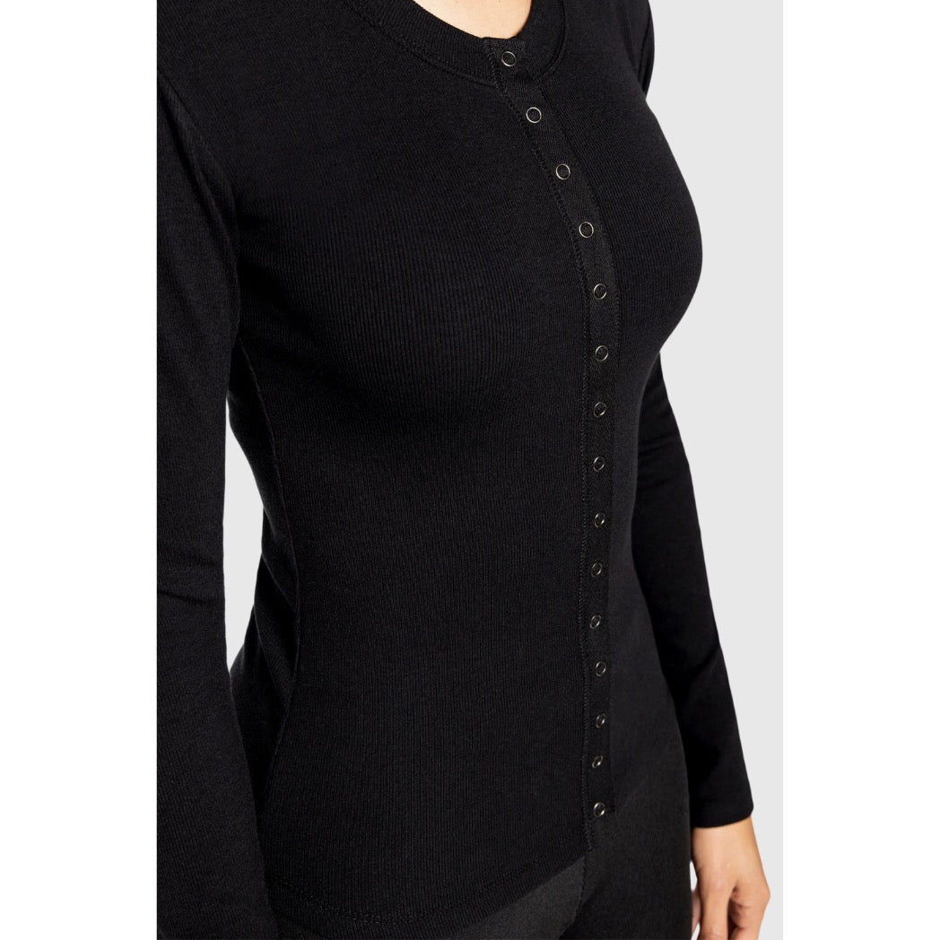 TEAMLTD - SNAP LONGSLEEVE | Black
