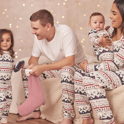 Fair Isle Navy Women's Pyjamas