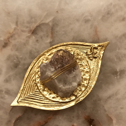 Third Eye Amethyst Crystal Grid