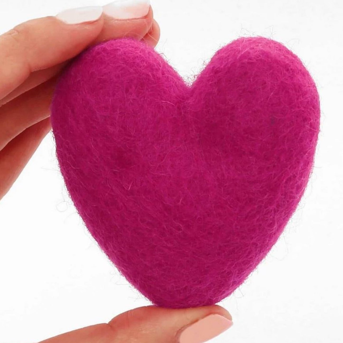 heart felt cat toy